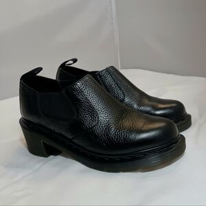 Dr. Martens 'Cherry' Chunky Leather Slip-On Shoes